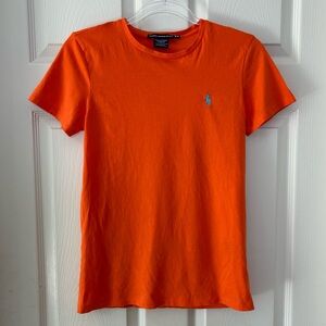 Ralph Lauren Sport Orange Cotton Tee